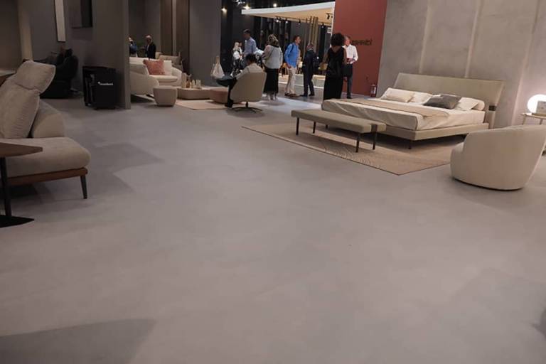 Pavimento in laminato Vision Oxid Hydro Graniglia Carrara